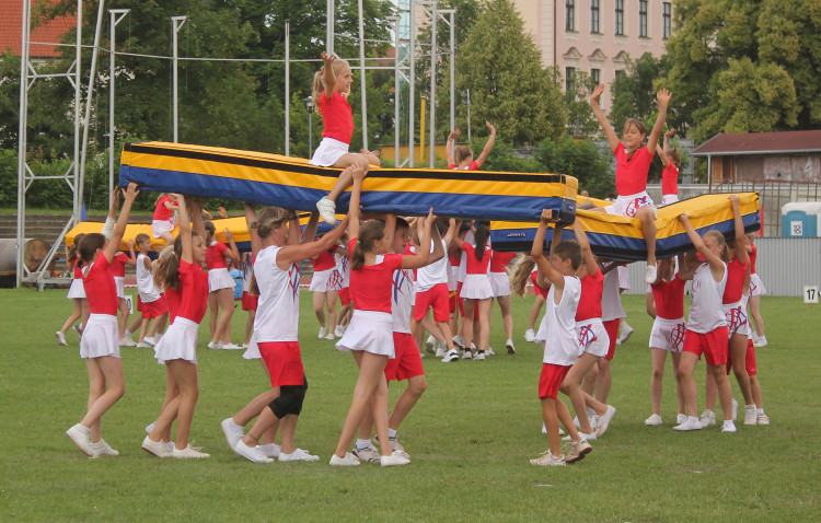 Všesokolský župní slet v Českých Budějovicích