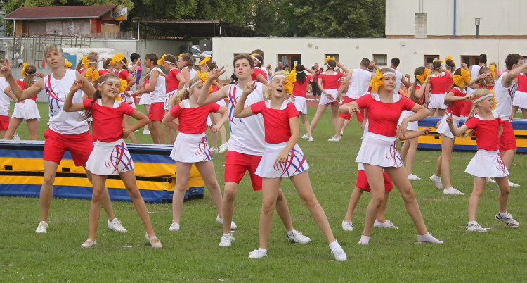 Všesokolský župní slet v Českých Budějovicích