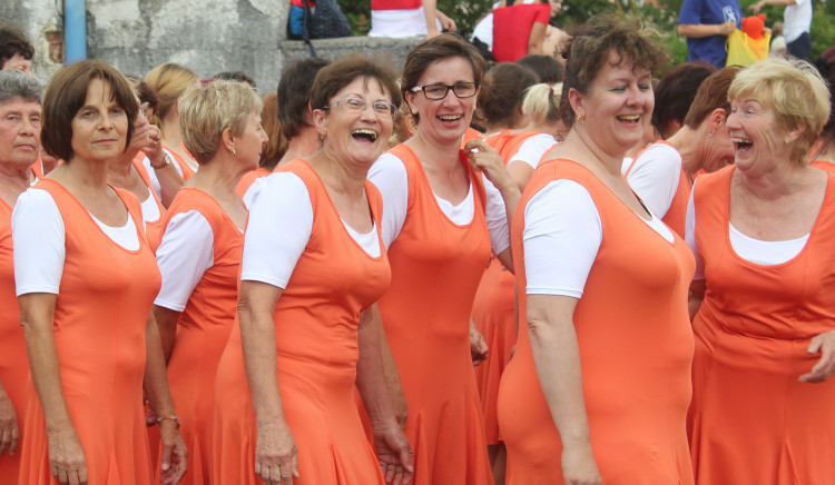 Všesokolský župní slet v Českých Budějovicích