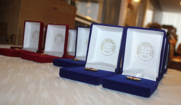 Oceňování dárců krve v Českých Budějovicích