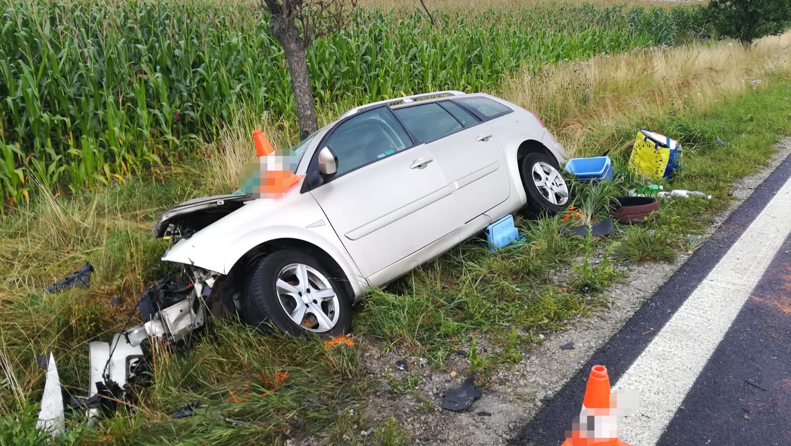 Tragická dopravní nehoda u Třeboně.