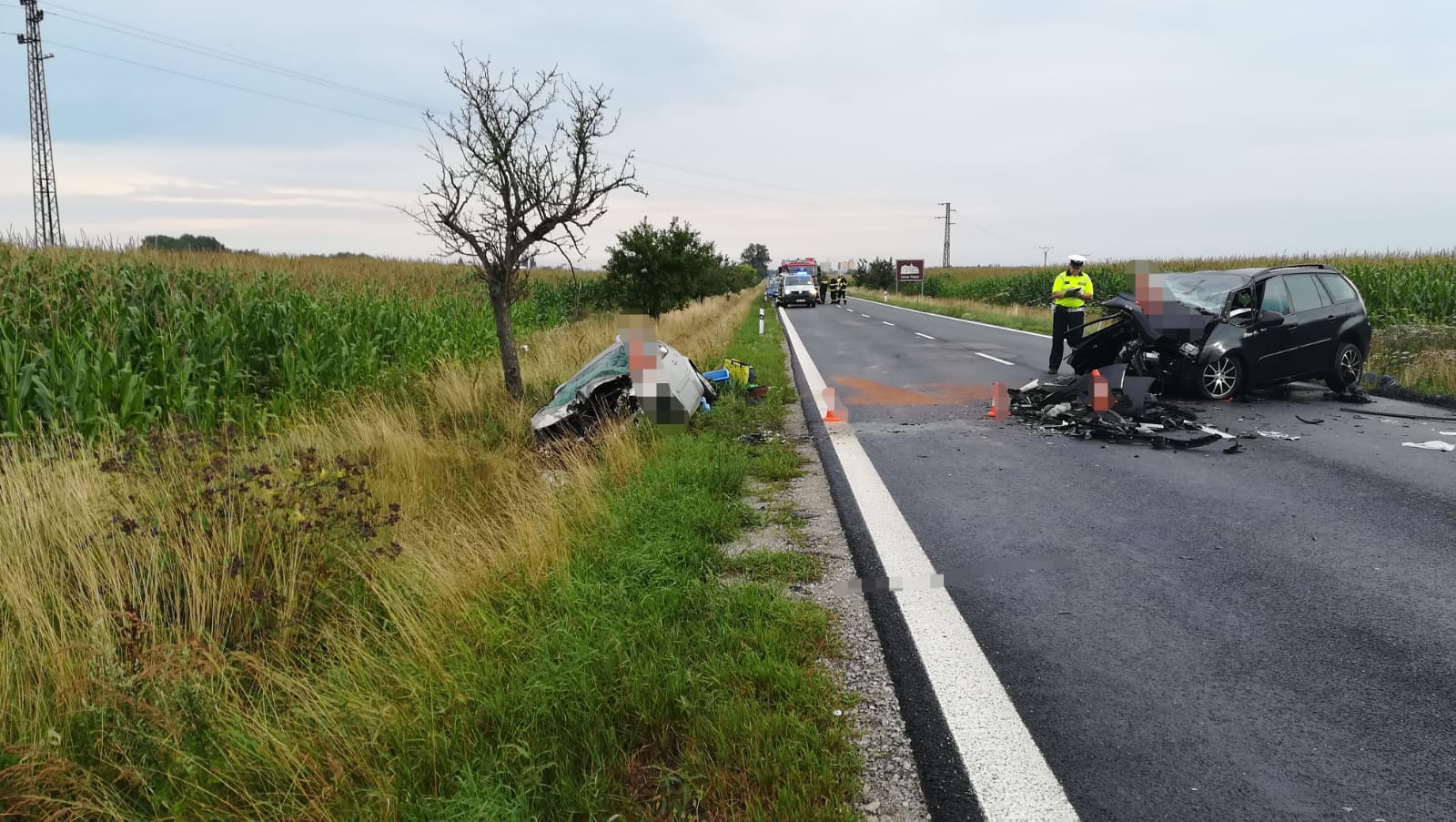 Tragická dopravní nehoda u Třeboně.
