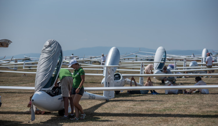 Mistrovství světa v bezmotorovém létání  na letišti Hosín