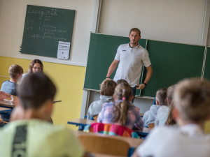 Zahájení školního roku 2018/2019 v ZŠ Oskara Nedbala v Českých Budějovicích
