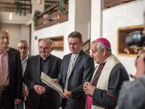 Žehnání pivu v Budějovickém Budvaru 2018