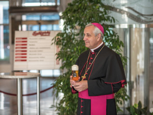 Žehnání pivu v Budějovickém Budvaru 2018