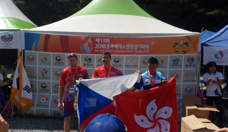 Jihočeští hasiči na Světových hasičských hrách v Jižní Koreji