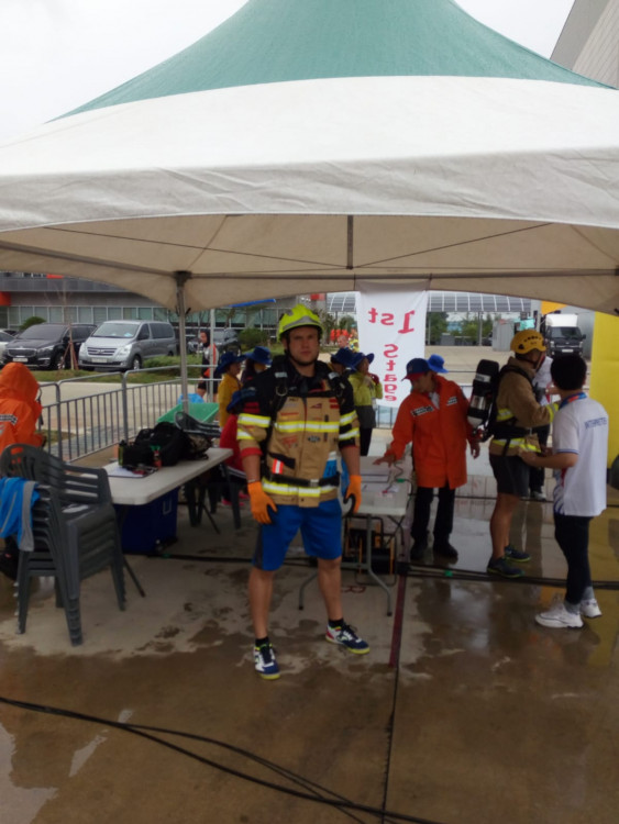 Jihočeští hasiči na Světových hasičských hrách v Jižní Koreji