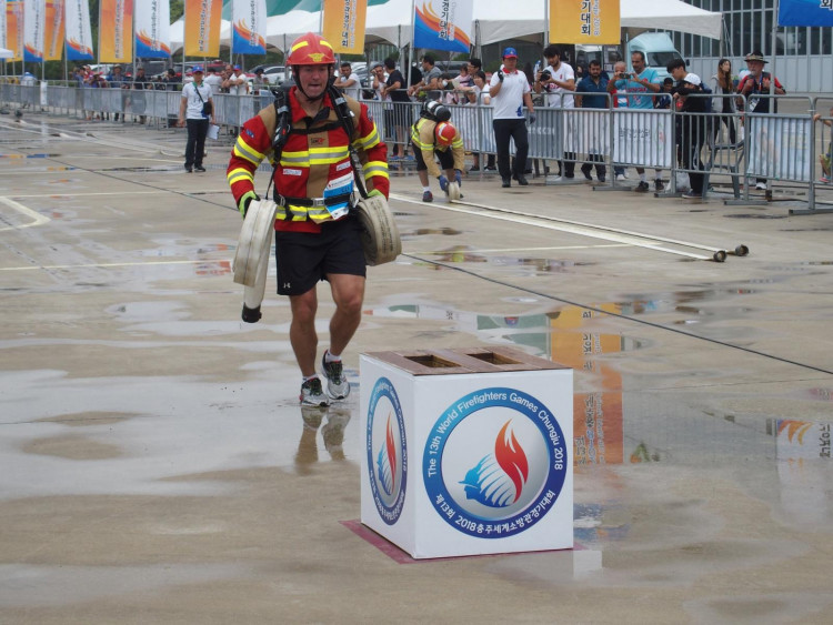 Jihočeští hasiči na Světových hasičských hrách v Jižní Koreji