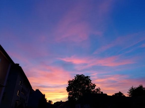Rudé nebe nad Budějcema
