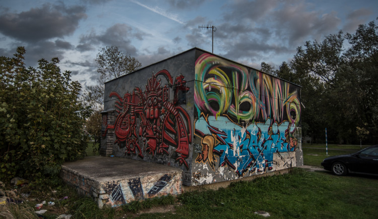 Graffiti v Budějcích