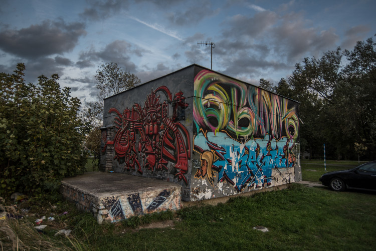 Graffiti v Budějcích