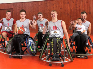 Tým basketbalu na vozíku Tigers České Budějovice