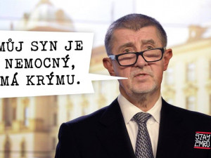 Koláže vtipkující na téma Andrej Babiš