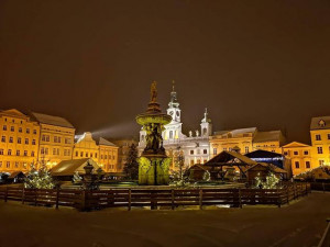 Zasněžené Budějce od Tomáše