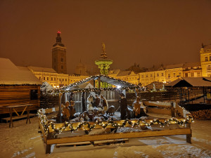 Zasněžené Budějce od Tomáše