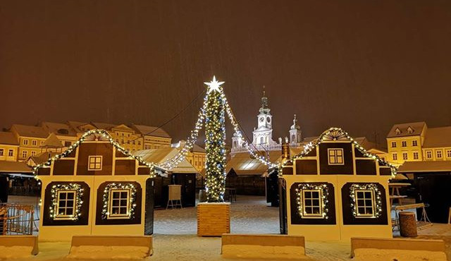 Zasněžené Budějce od Tomáše