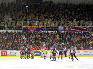 Na zaplněné tribuny vyprodané Budvar arény byla radost pohledět