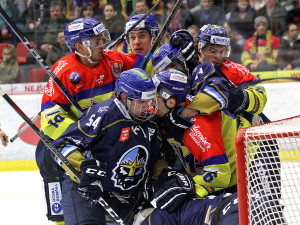 Potyčka v hostujícím brankovišti