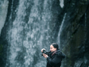 Karolína při práci