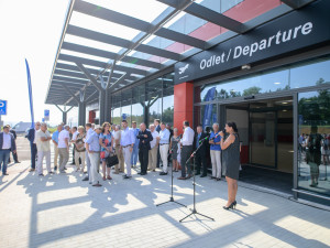 Slavnostní otevření terminálu na Letišti České Budějovice