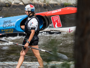 Kanál be Vrbném hostil závody Českého poháru ve sjezdu
