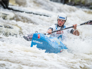 Kanál be Vrbném hostil závody Českého poháru ve sjezdu