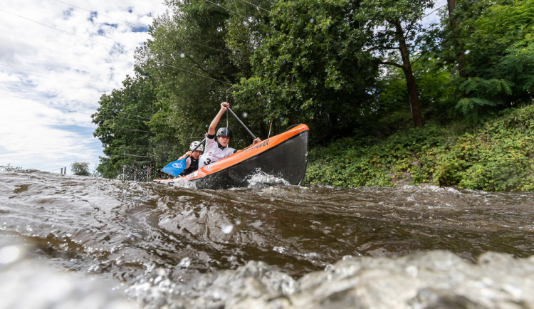 Kanál be Vrbném hostil závody Českého poháru ve sjezdu