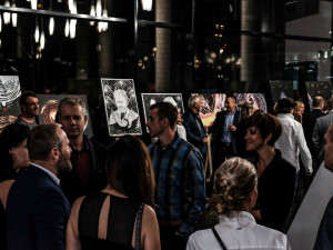 Vernisáž výstavy Souzvuk hudby a malby