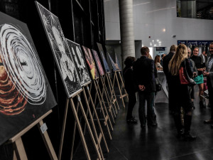 Vernisáž výstavy Souzvuk hudby a malby