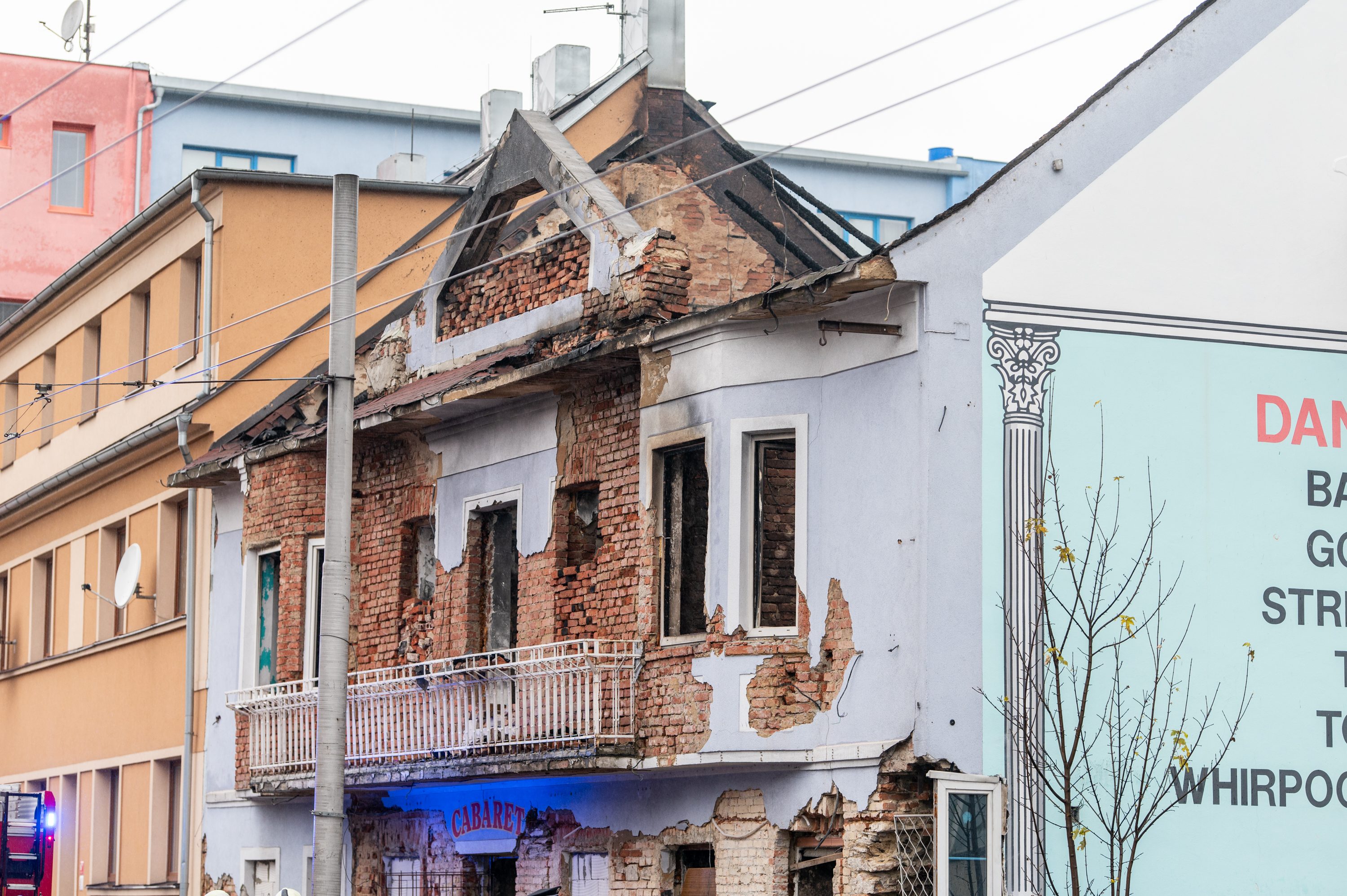 Požár bývalého Cabaretu způsobil škodu za milion