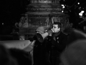 Proti Babišovi protestovaly v Budějcích stovky lidí. Připojili se i politici