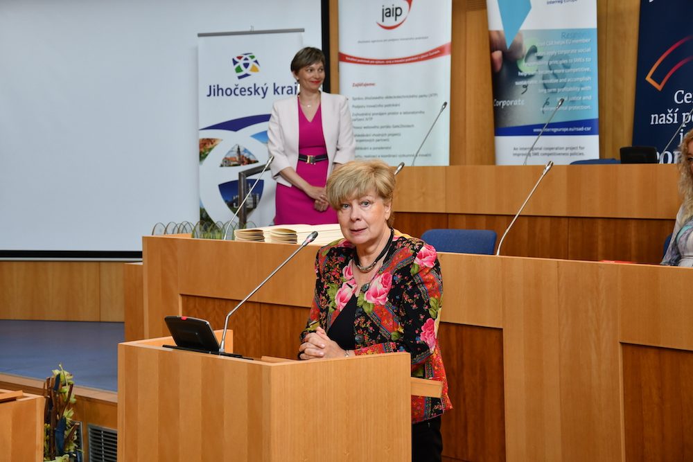 Hejtmanka Ivana Stráská vyhlásila „Ceny hejtmanky Jihočeského kraje za společenskou odpovědnost“ za rok 2019