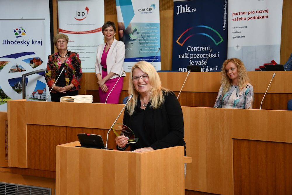 Hejtmanka Ivana Stráská vyhlásila „Ceny hejtmanky Jihočeského kraje za společenskou odpovědnost“ za rok 2019