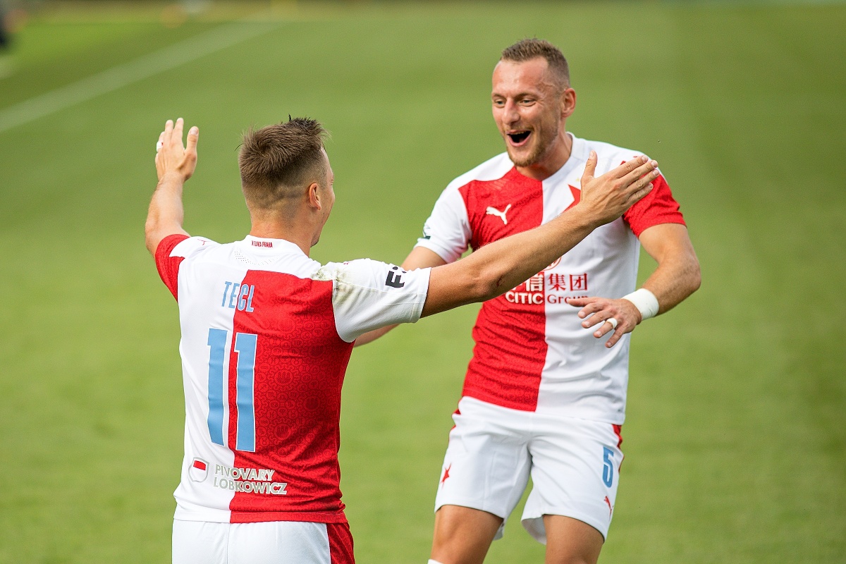 FOTOGALERIE: Slavia na jihu Čech dominovala a vykročila za obhajobou