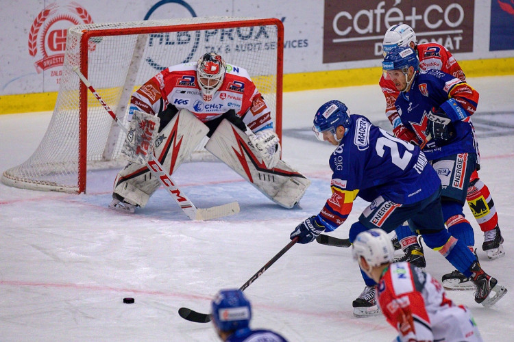 FOTOGALERIE: Madeta Motor ČB - HC Dynamo Pardubice