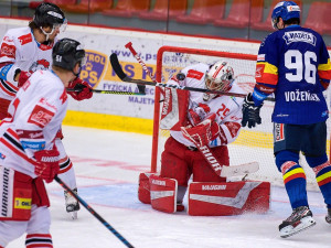 FOTOGALERIE: Čtvrtá porážka s Olomoucí. Motor prodloužil mizernou sérii na domácím ledě, padl 1:2