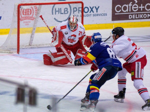 FOTOGALERIE: Čtvrtá porážka s Olomoucí. Motor prodloužil mizernou sérii na domácím ledě, padl 1:2