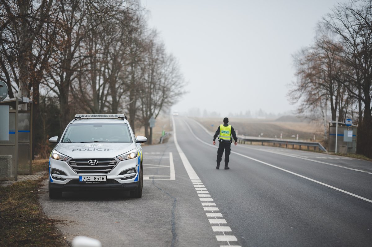 Policie od rána kontrolovala pohyb mezi okresy