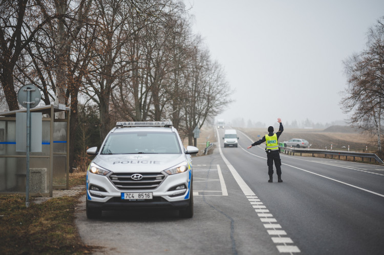 Policie od rána kontrolovala pohyb mezi okresy