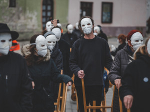 Tradiční hrkání v Českých Budějovicích