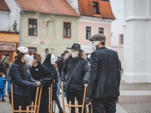 Tradiční hrkání v Českých Budějovicích