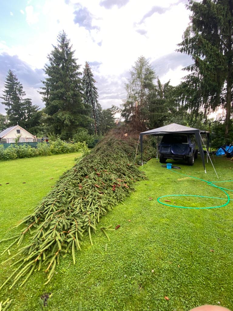 Přes Budějce se prohnala silná bouře