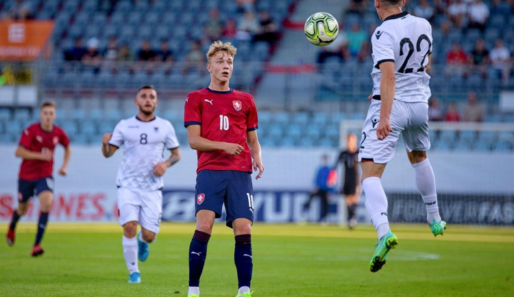 Česká reprezentace do 21 let porazila Albánii 4:0