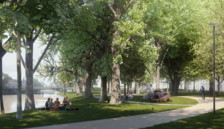 Vizualizace parku Dukelská.