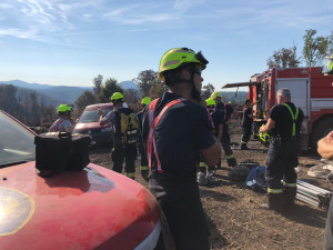Jihočeští hasiči v Hřensku
