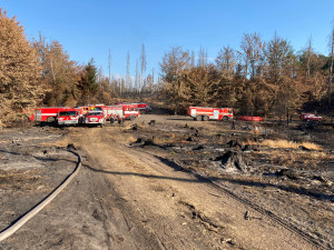 Jihočeští hasiči v Hřensku