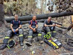 Jihočeští hasiči v Hřensku