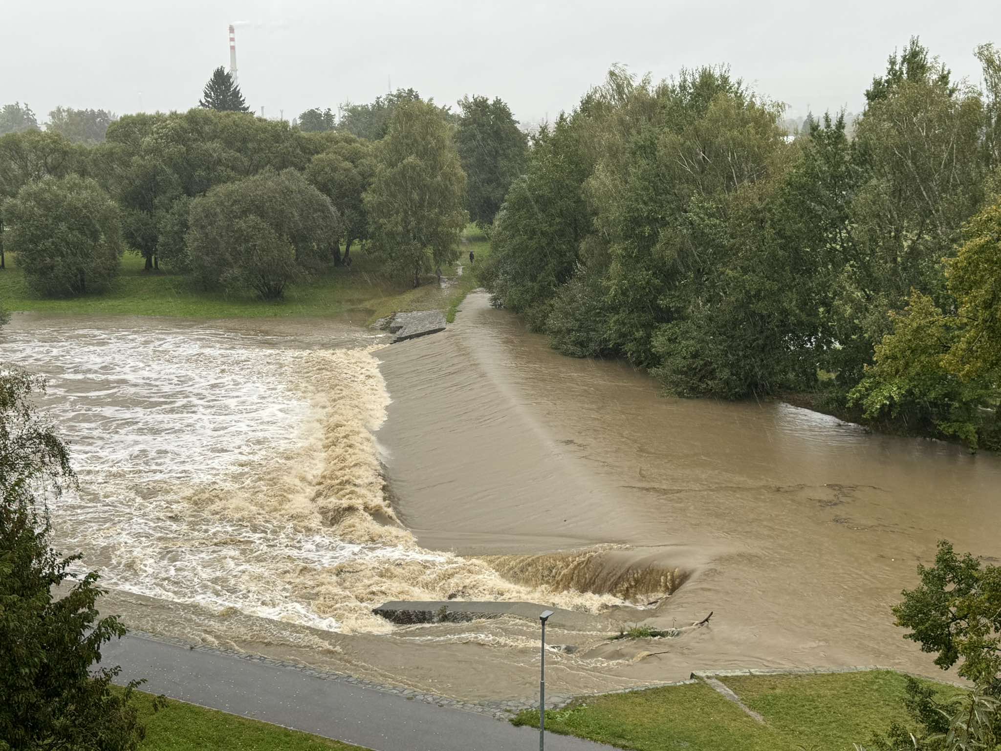 Předpověď se naplnila a říční hladiny stoupají