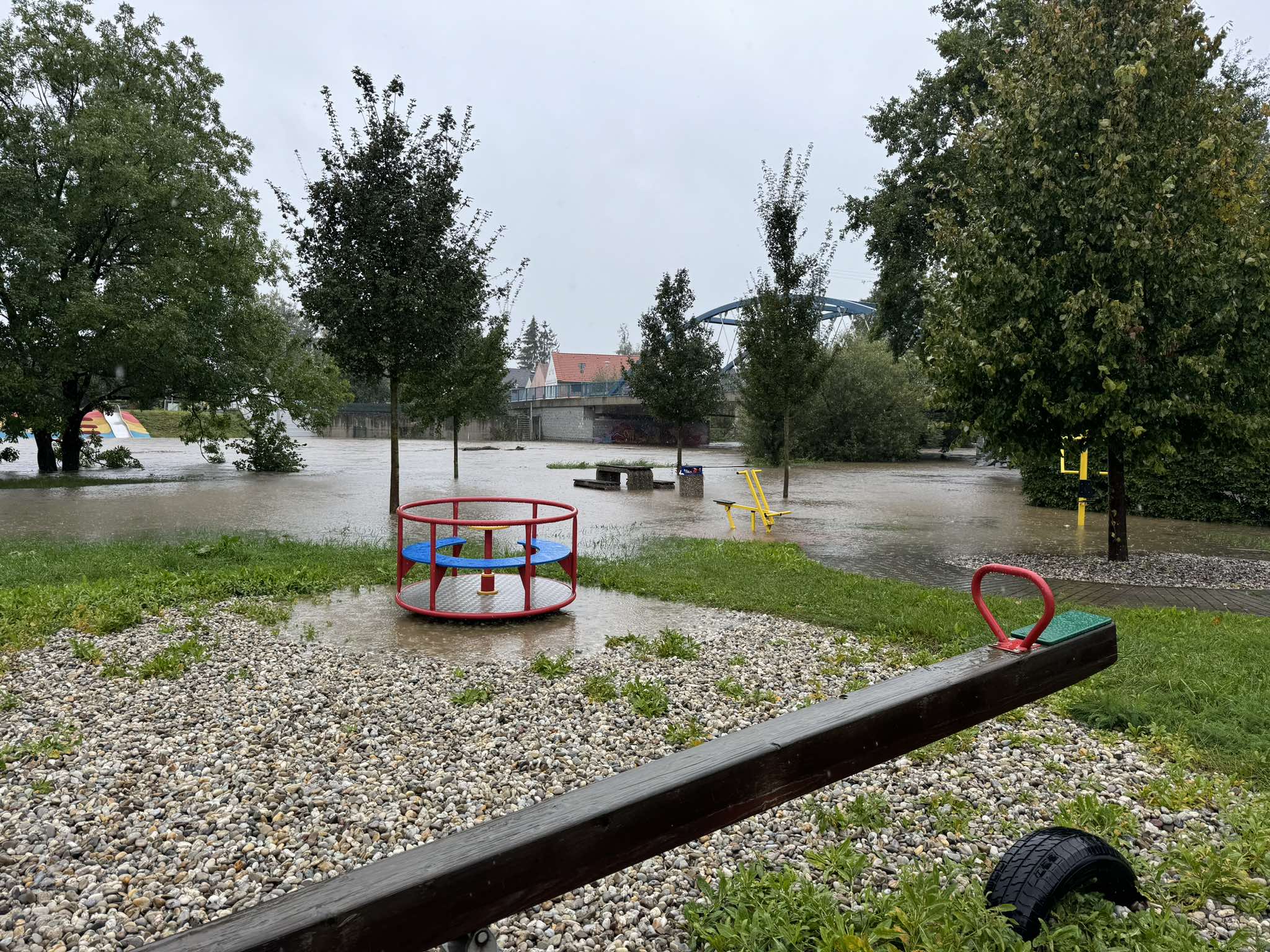 Malše v Roudném.